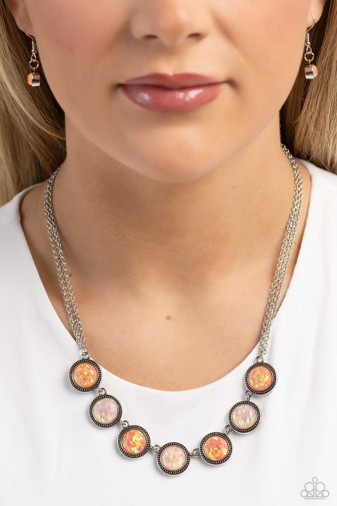 Looking for DOUBLE - Orange Necklace - Chic Jewelry Boutique