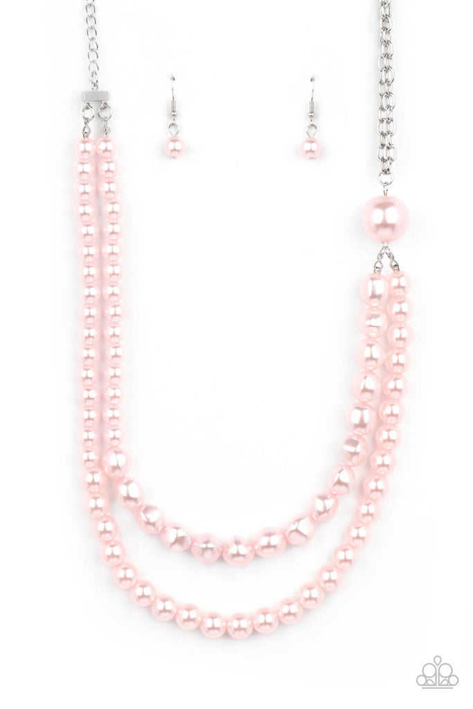 Remarkable Radiance - Pink Pearl Necklace - Paparazzi