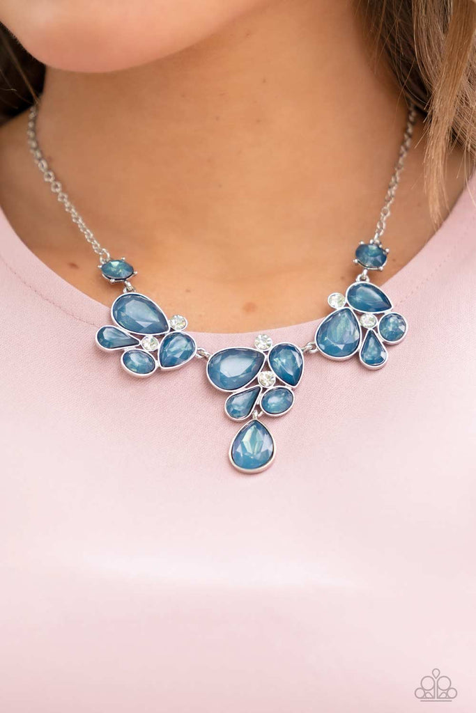 Everglade Escape - Blue Necklace - Paparazzi Necklace Paparazzi jewelry image