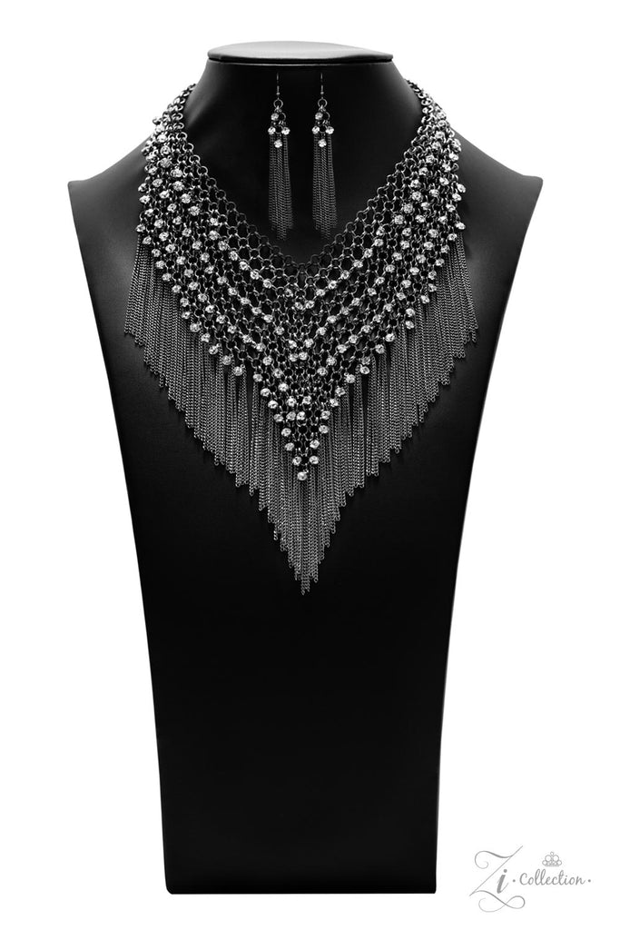 Paparazzi Impulsive Zi Collection 2021 White Necklace Chic Jewelry Boutique 