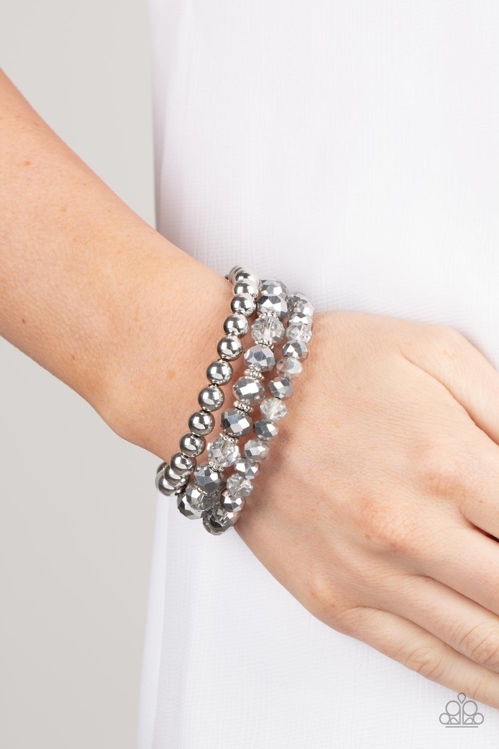 Strut Your Stuff - Silver Bracelet - Chic Jewelry Boutique