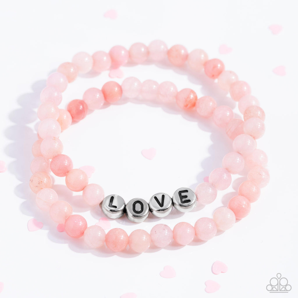 Devoted Dreamer - Pink Bracelet - Love Jewelry