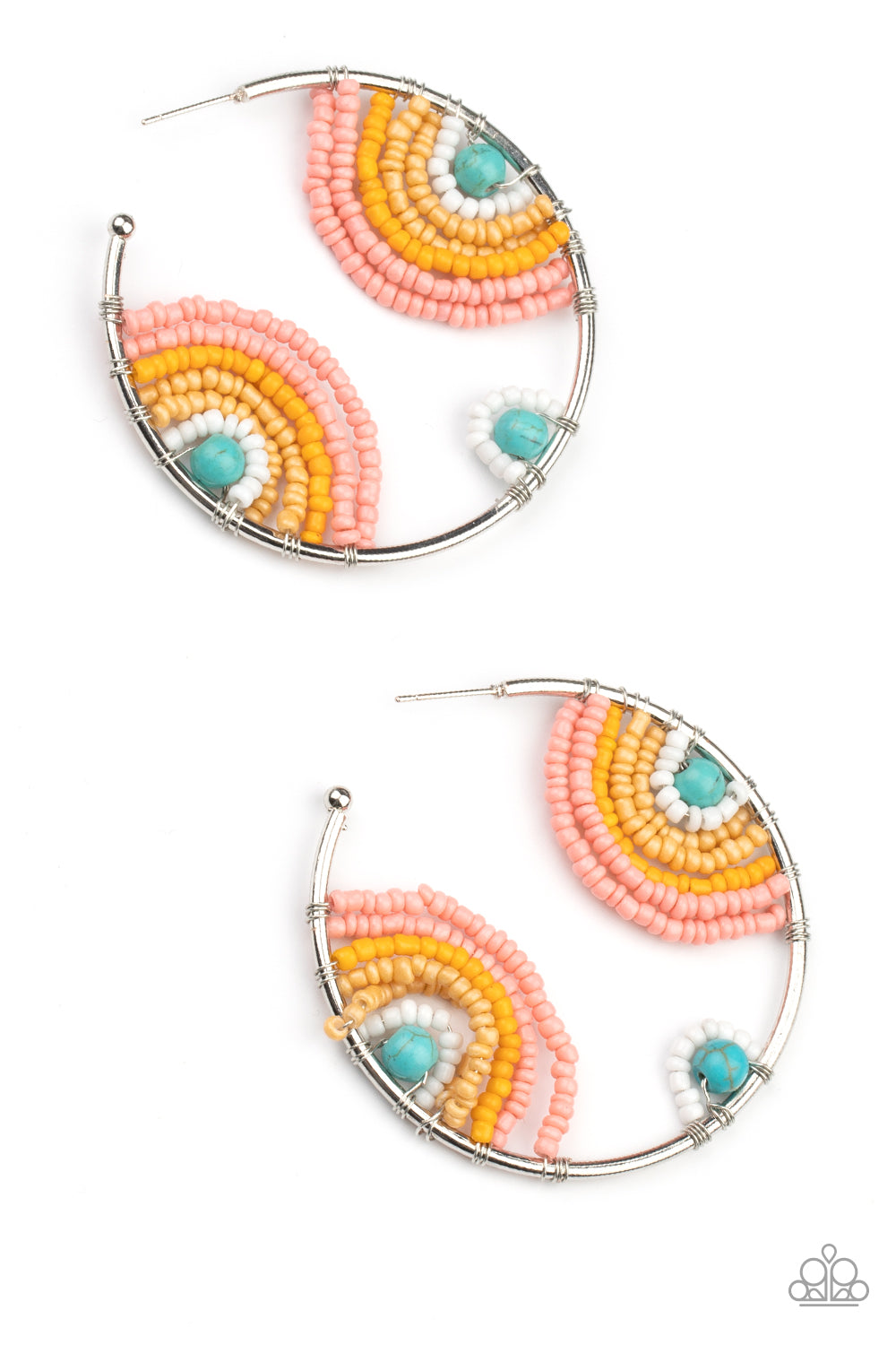 Paparazzi seed bead hoop earrings deals
