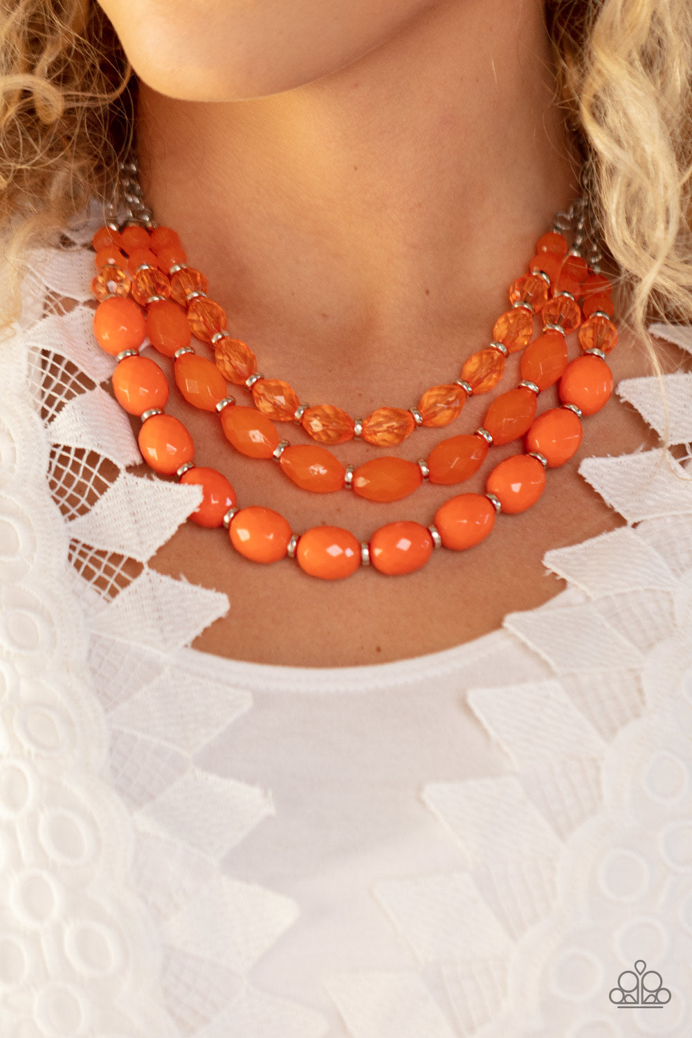 Latest best sale orange necklace