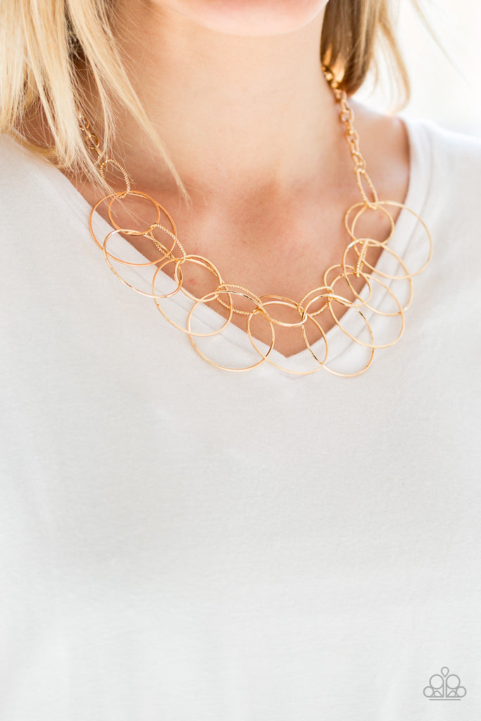 Circa de Couture - Gold Necklace - Paparazzi