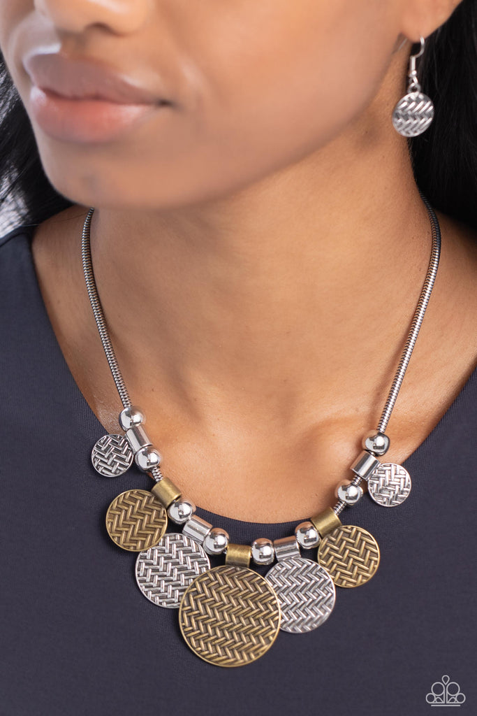 Indigenously Urban - Multi Metal Necklace - Chic Jewelry Boutique