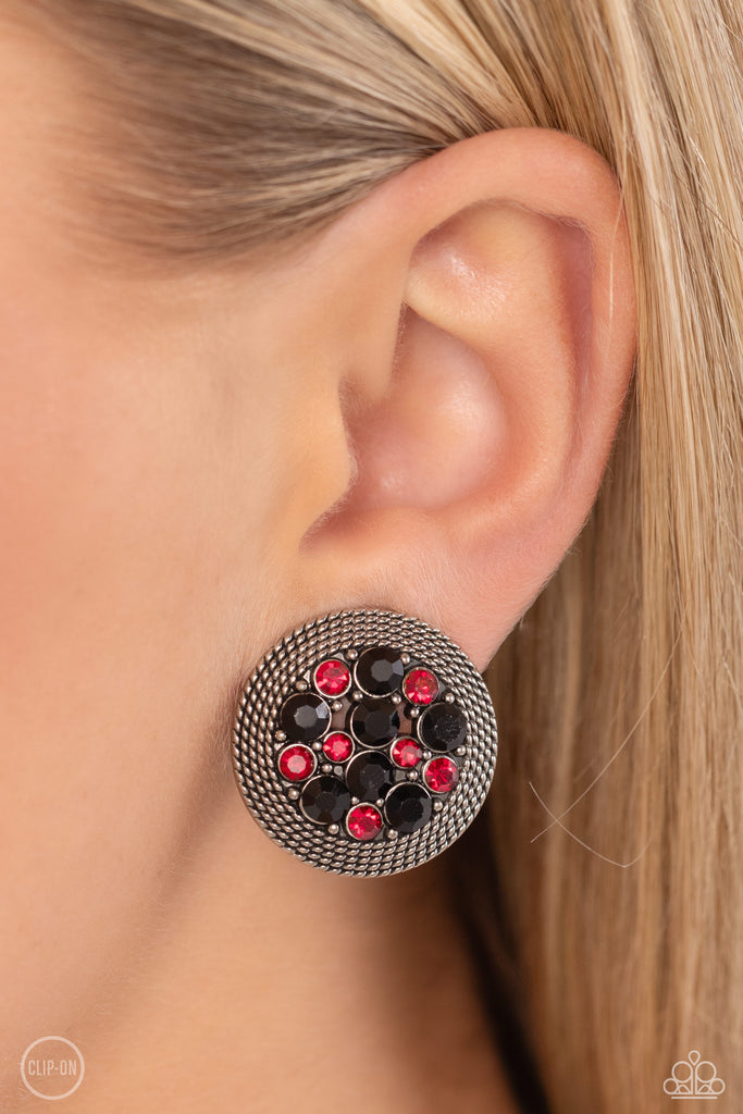 Stellar Status - Multi Rhinestone Earrings - Chic Jewelry Boutique