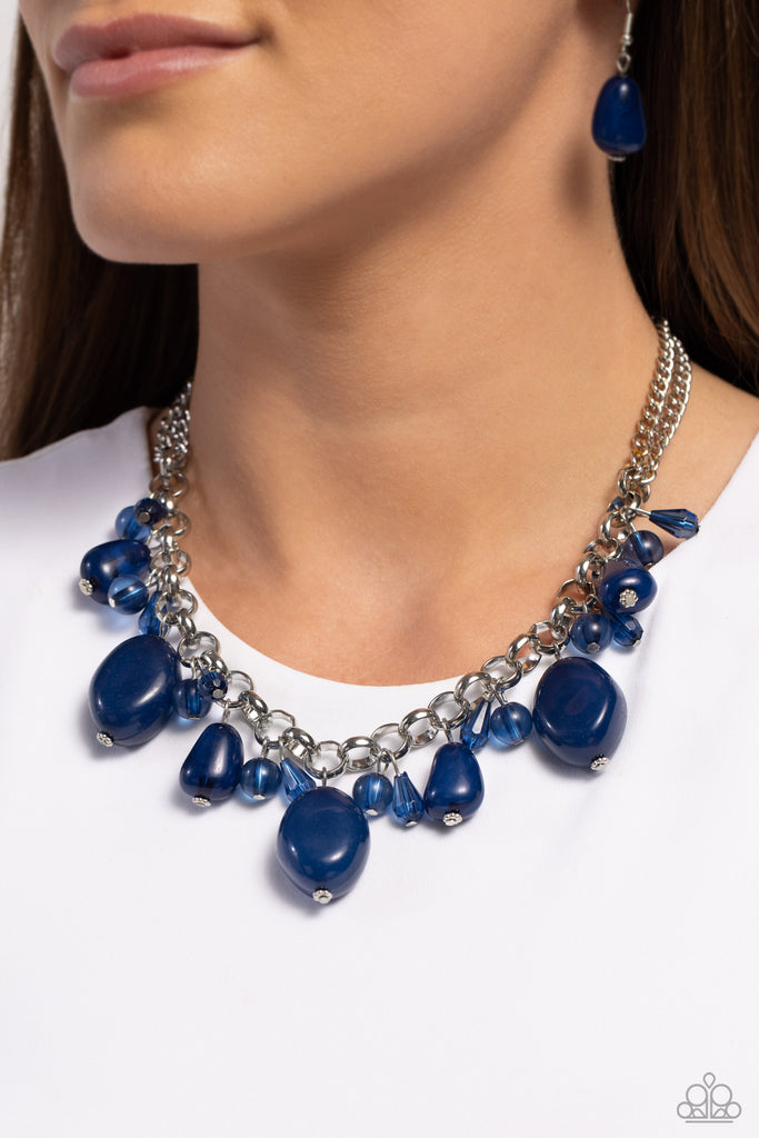 Venetian Vacation - Blue Necklace - Chic Jewelry Boutique
