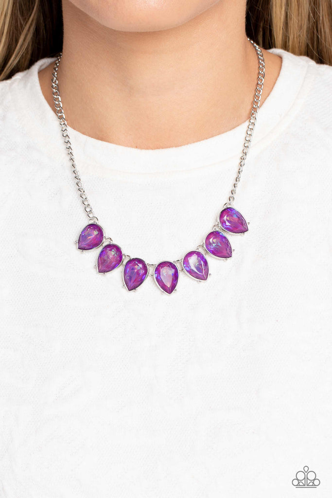FLIRTY Dancing - Purple Amethyst Necklace - Chic Jewelry Boutique