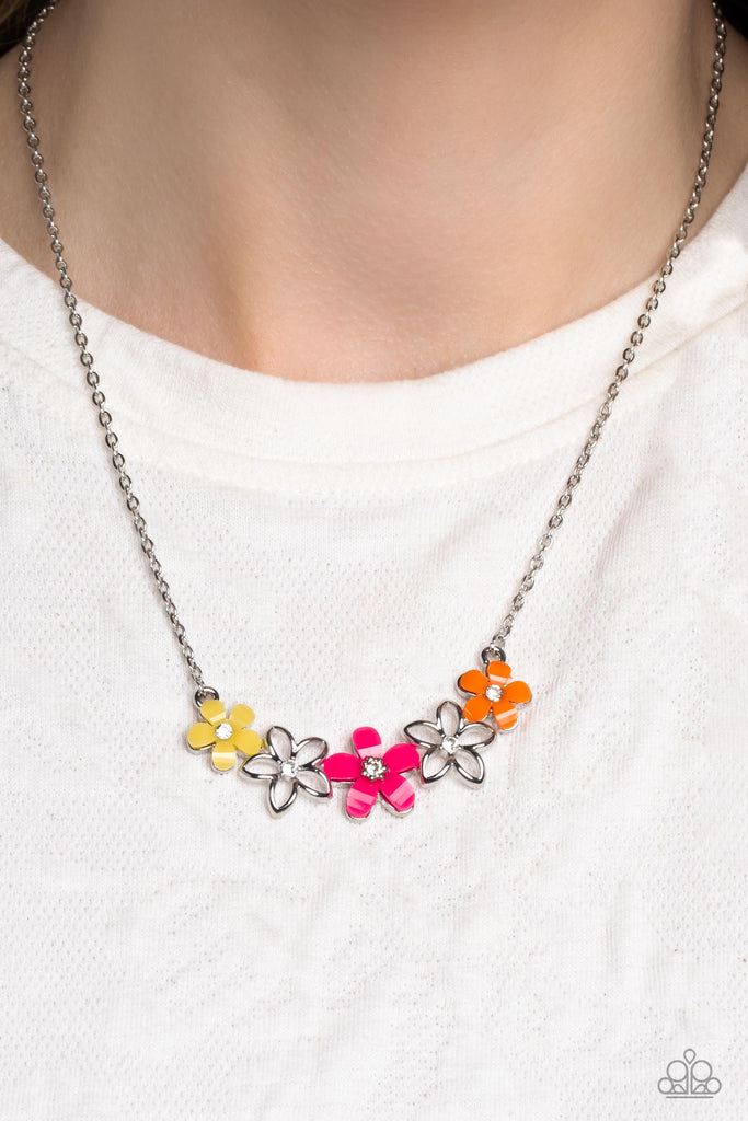 WILDFLOWER About You - Pink Flower Necklace - Chic Jewelry Boutique