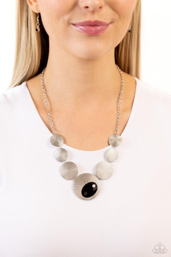 EDGY or Not - Black Necklace - Chic Jewelry Boutique