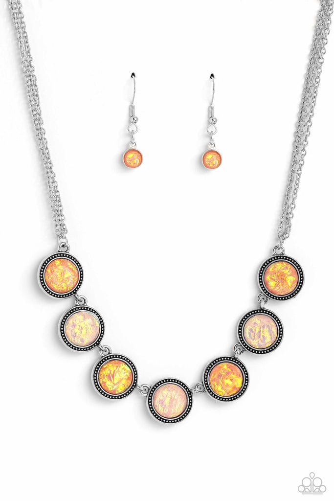 Looking for DOUBLE - Orange Necklace - Chic Jewelry Boutique