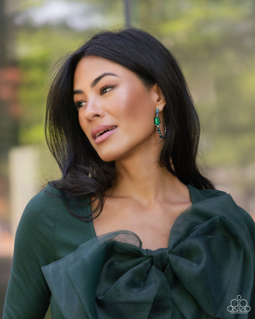 Elite Ensemble - Green Hoop Earrings - Convention Exclusive - Chic Jew Elite Ensemble - Green Hoop Earrings - Convention Exclusive - Chic Jew