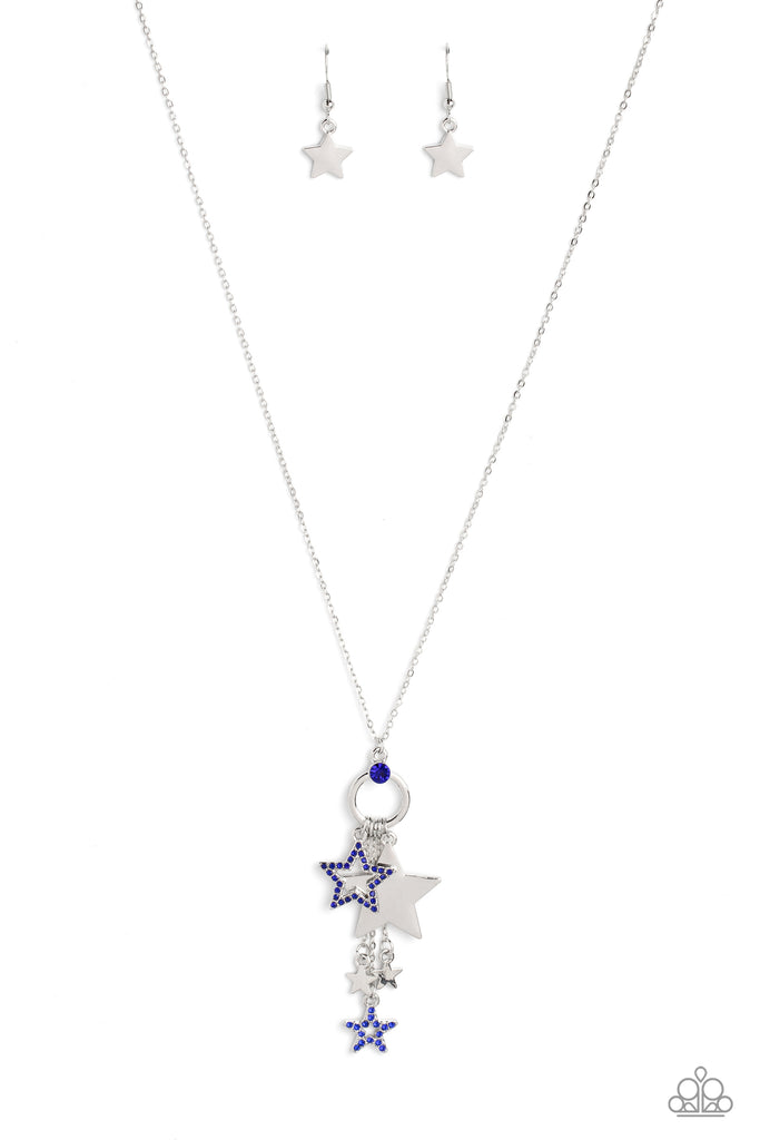 Starry Statutes - Blue Necklace - Chic Jewelry Boutique