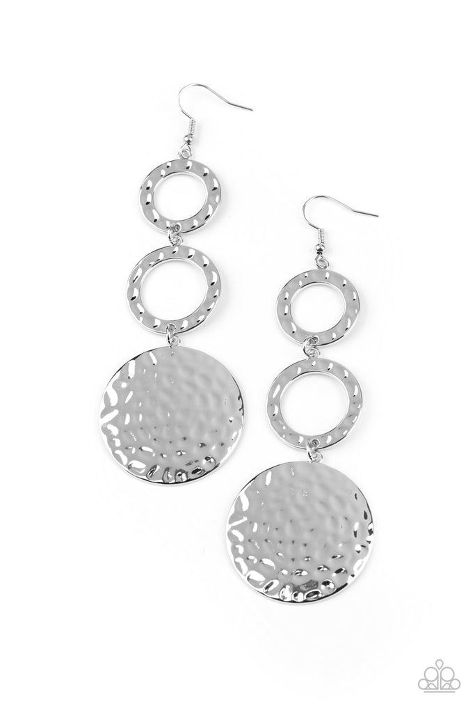 Blooming Baubles - Silver Earrings - Paparazzi