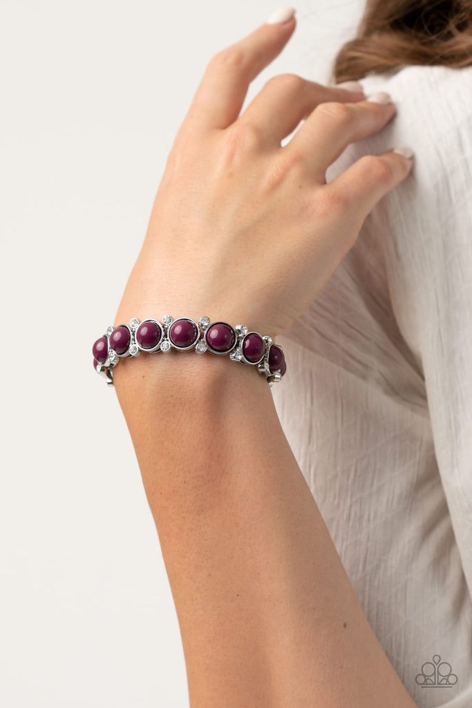 Flamboyantly Fruity - Purple Bracelet - Paparazzi