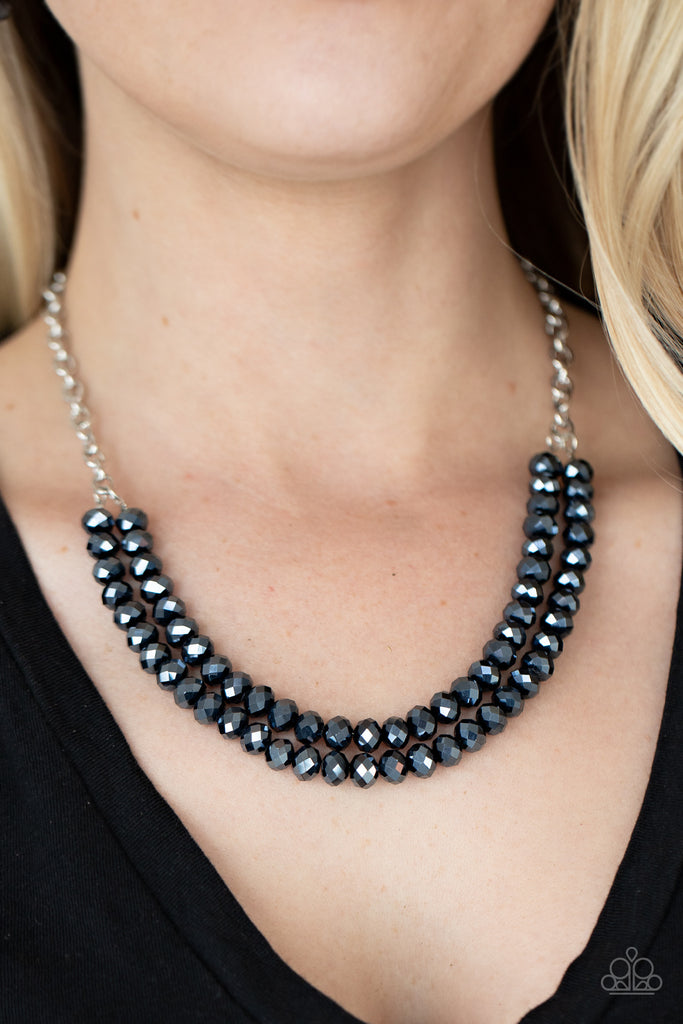 May The FIERCE Be With You - Blue Layered Necklace - Paparazzi
