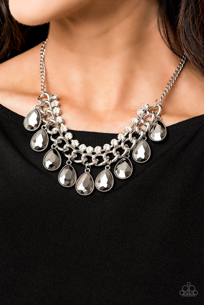 All Toget-HEIR Now Silver Necklace Paparazzi Chic Jewelry Boutique