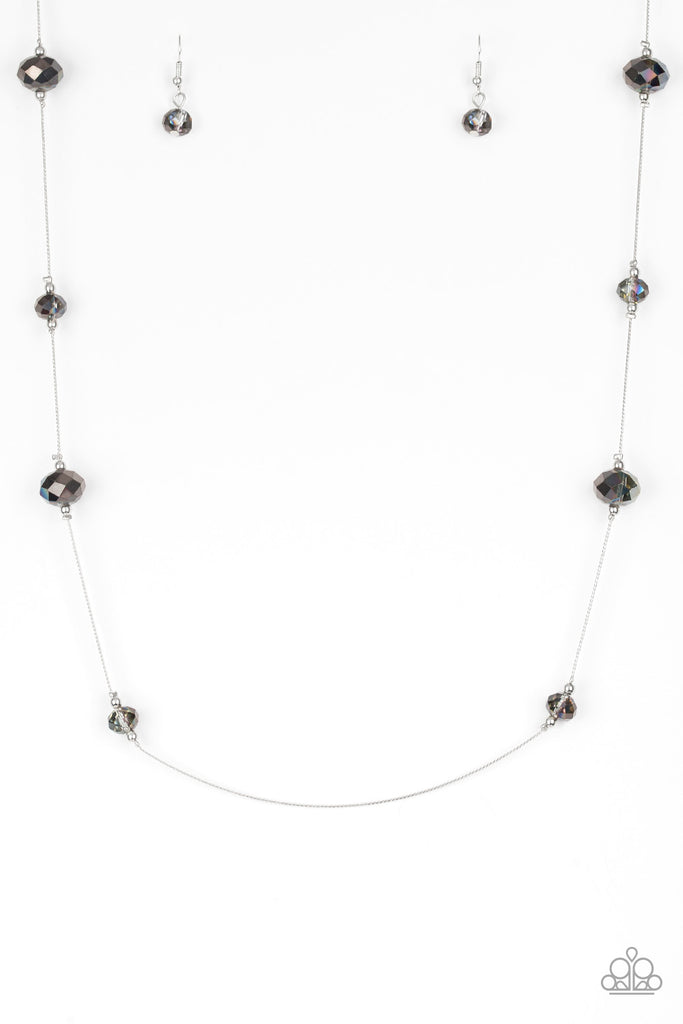Champagne On The Rocks - Multi Oil Spill Necklace - Paparazzi