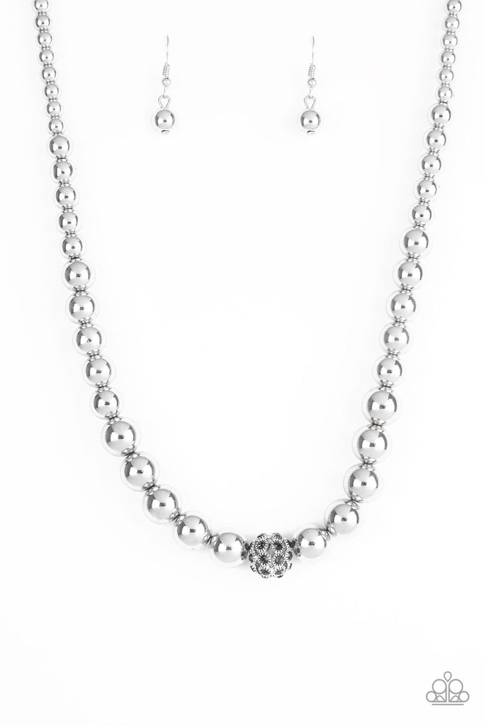 High-Stakes FAME - Silver Necklace - Paparazzi