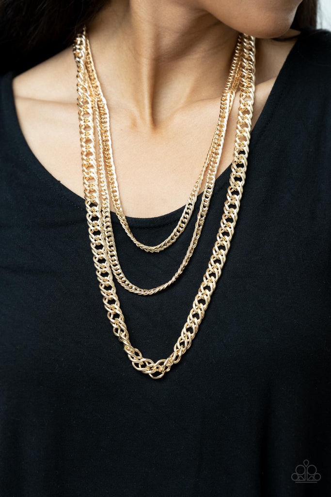 Chain of Champions - Gold Necklace - Paparazzi