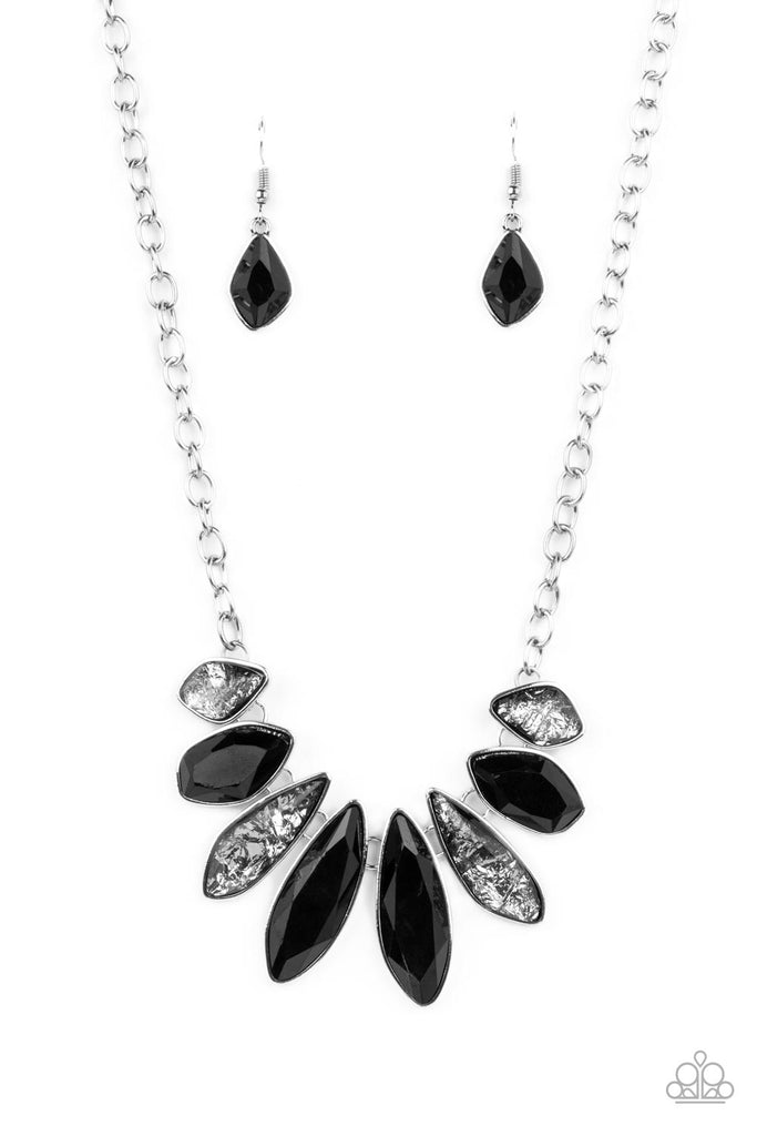 Crystallized Couture - Black Necklace - Paparazzi