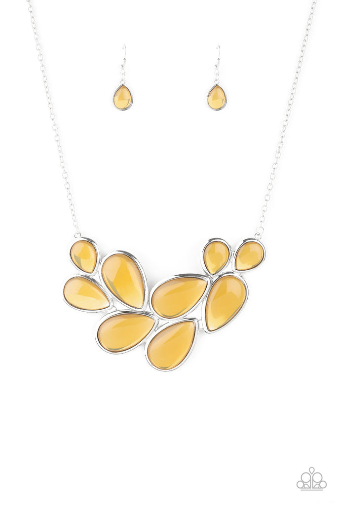 Popping Promenade Yellow Necklace - Paparazzi Accessories – 3D Jewelz