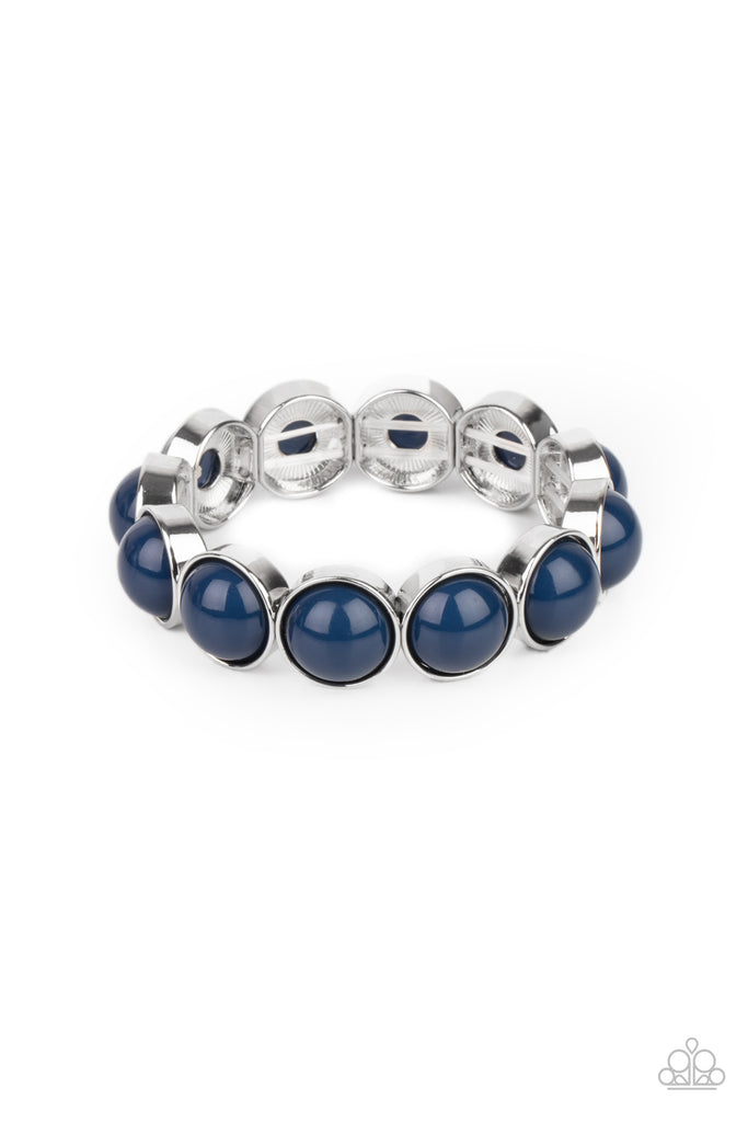 POP, Drop, and Roll - Blue Bracelet - Paparazzi Chic Jewelry Boutique by Andrea