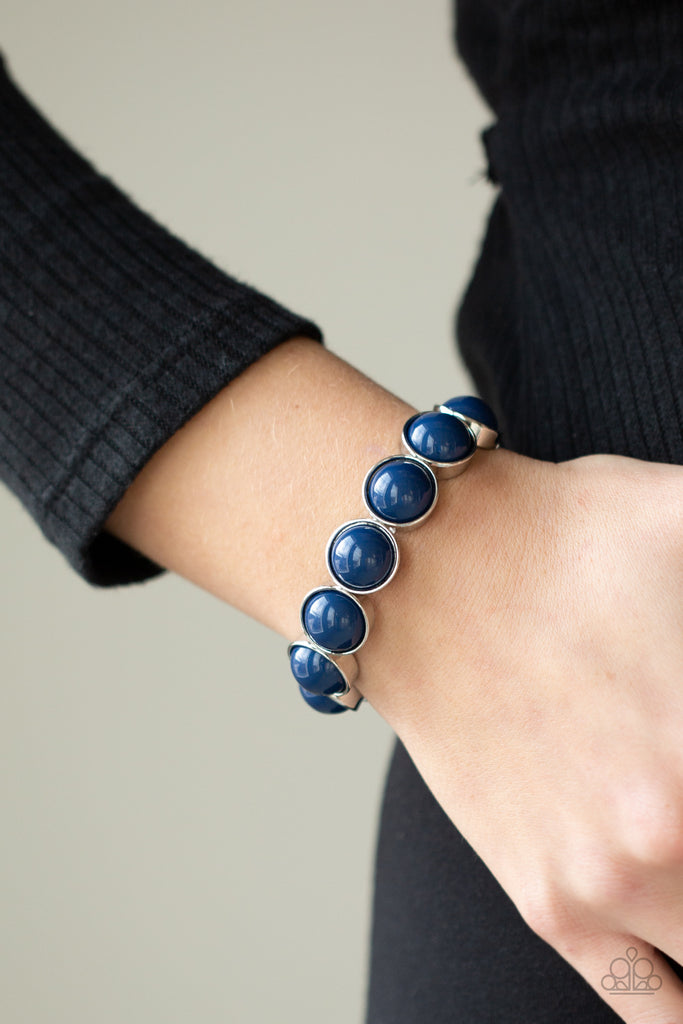 POP, Drop, and Roll - Blue Bracelet - Paparazzi Chic Jewelry Boutique by Andrea 