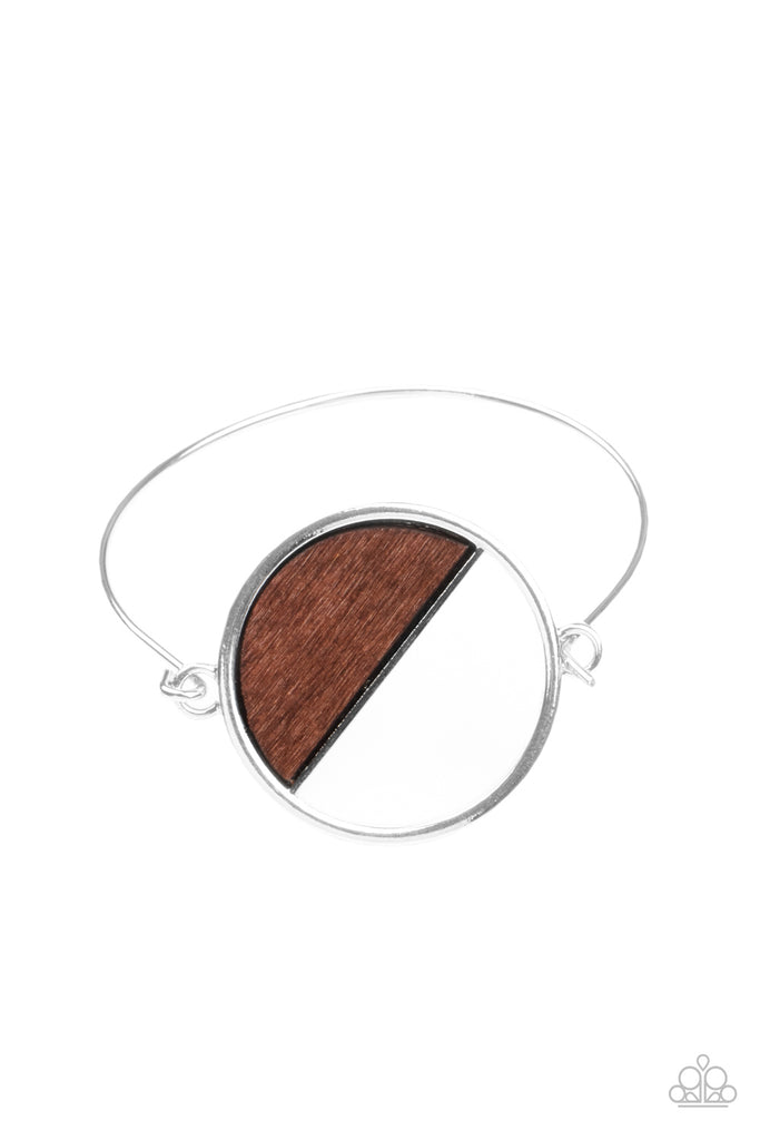 Timber Trade - Brown Wood Bracelet - Paparazzi