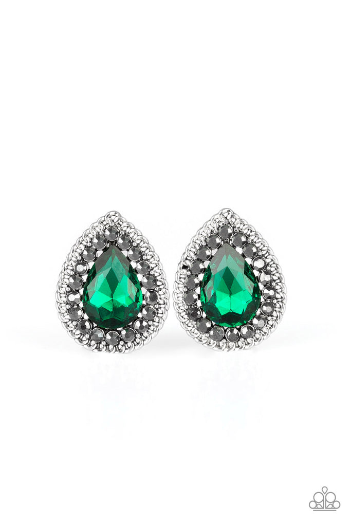 Debutante Debut - Green Earrings