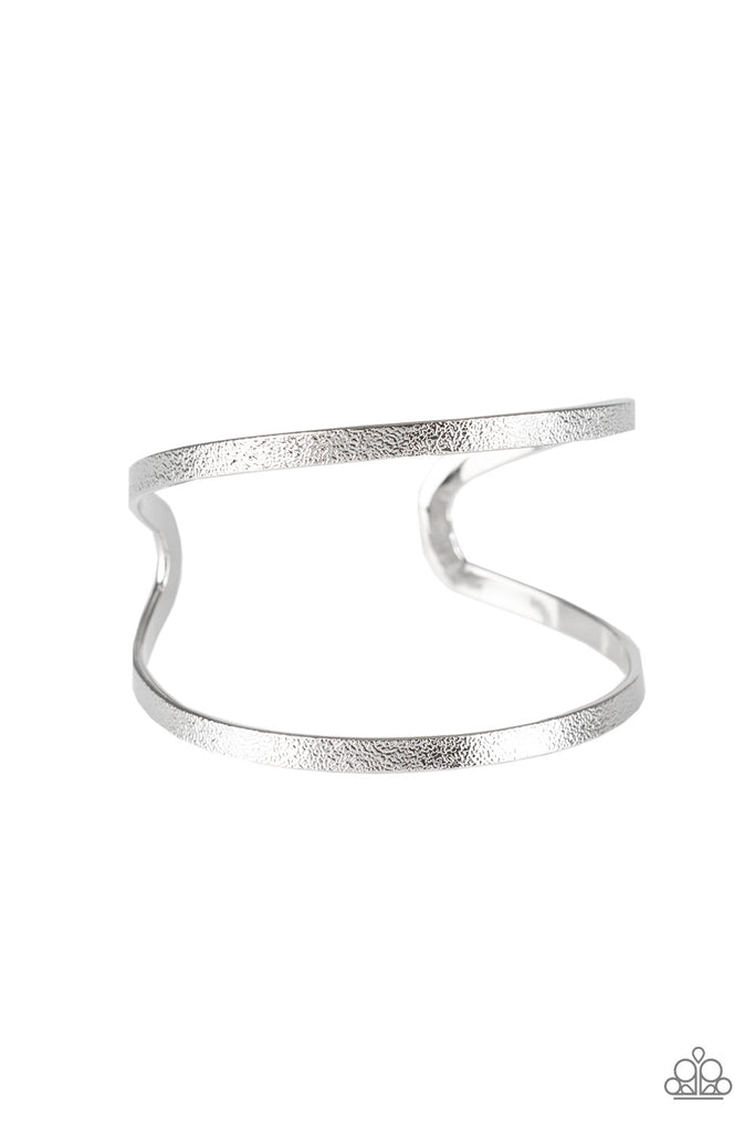 Grenada Goddess - Silver Hammered Cuff Bracelet - Paparazzi Accessories - Chic Jewelry Boutique by Andrea