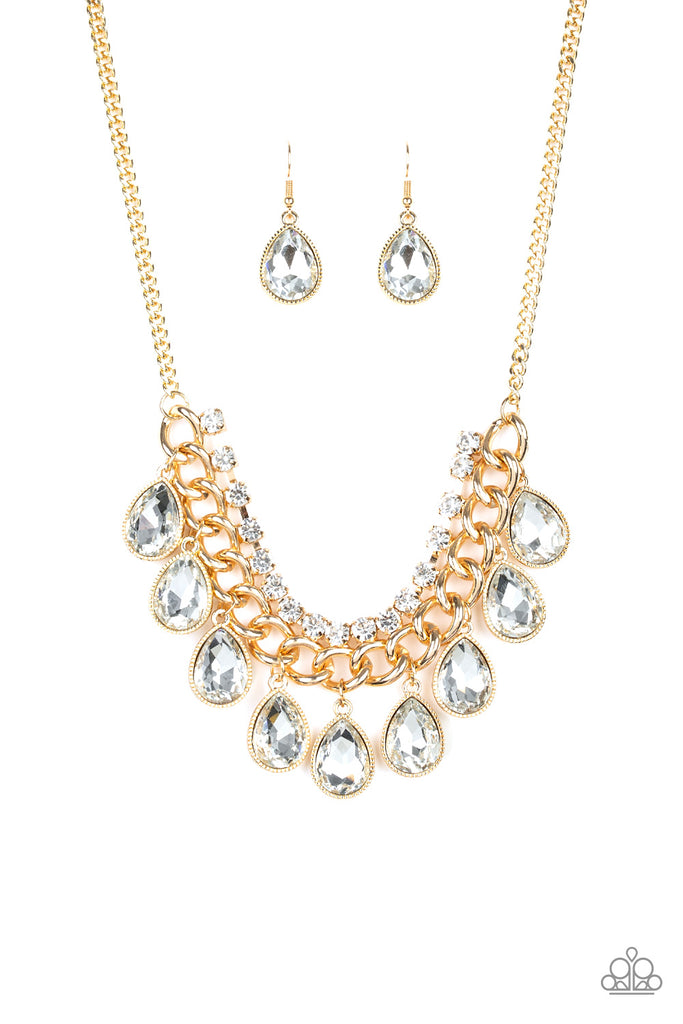 All Toget-Heir Now Gold Necklace Paparazzi Chic Jewelry Boutique