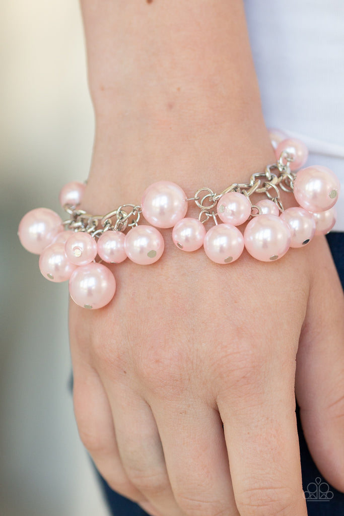 Girls in Pearls - Pink Pearl Bracelet - Paparazzi Accessories - Chic Jewelry Boutique by Andrea