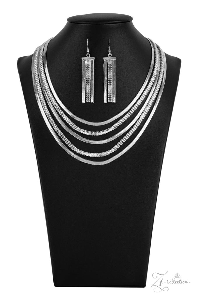 Paparazzi Persuasive Zi Collection 2021 White Necklace Chic Jewelry Boutique
