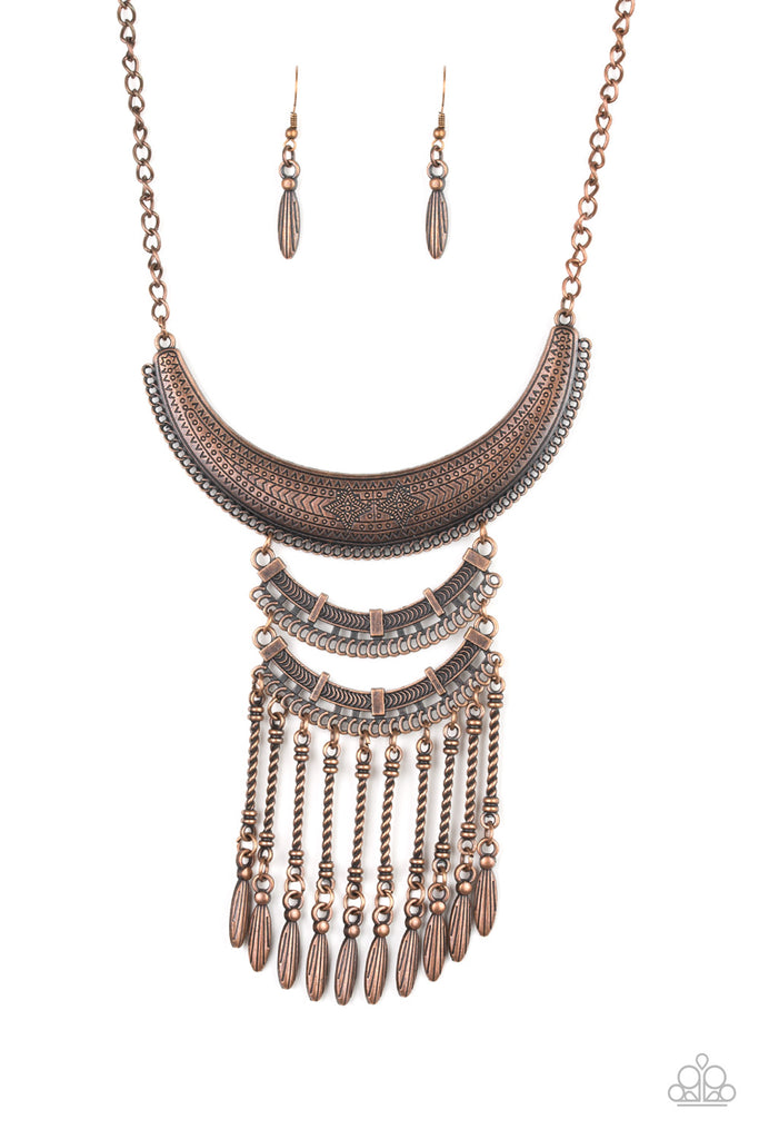 Eastern Empress - Copper Necklace - Paparazzi
