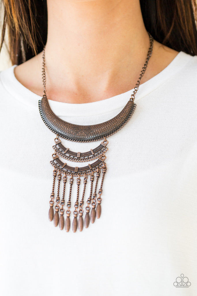 Eastern Empress - Copper Necklace - Paparazzi