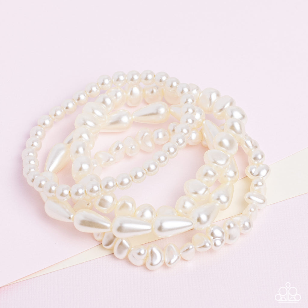 Gossip PEARL - White Pearl Bracelet - Chic Jewelry Boutique