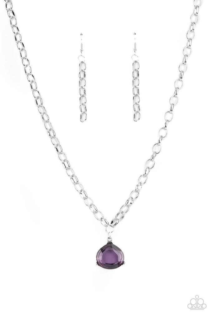 Gallery Gem - Purple Necklace - Paparazzi
