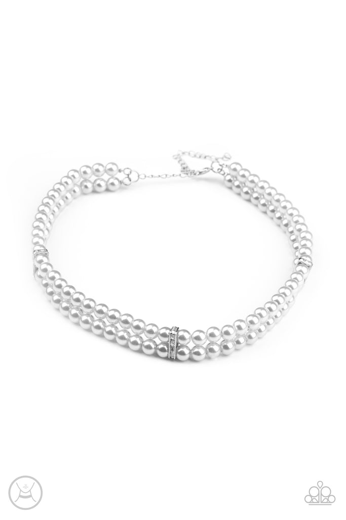Put On Your Party Dress - Silver Necklace - Paparazzi