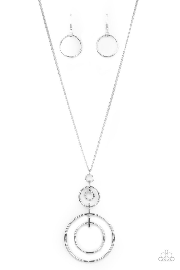 The Inner Workings - Silver Necklace - Paparazzi
