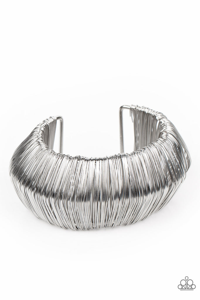 Wild About Wire - Silver Bracelet - Chic Jewelry Boutique