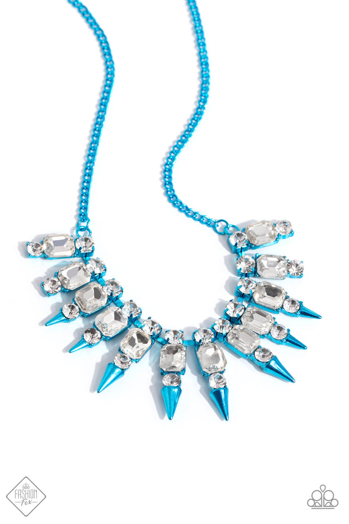 Punk Passion - Blue Necklace - Chic Jewelry Boutique