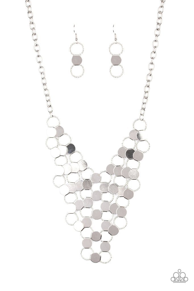 Net Result - Silver Necklace - Paparazzi