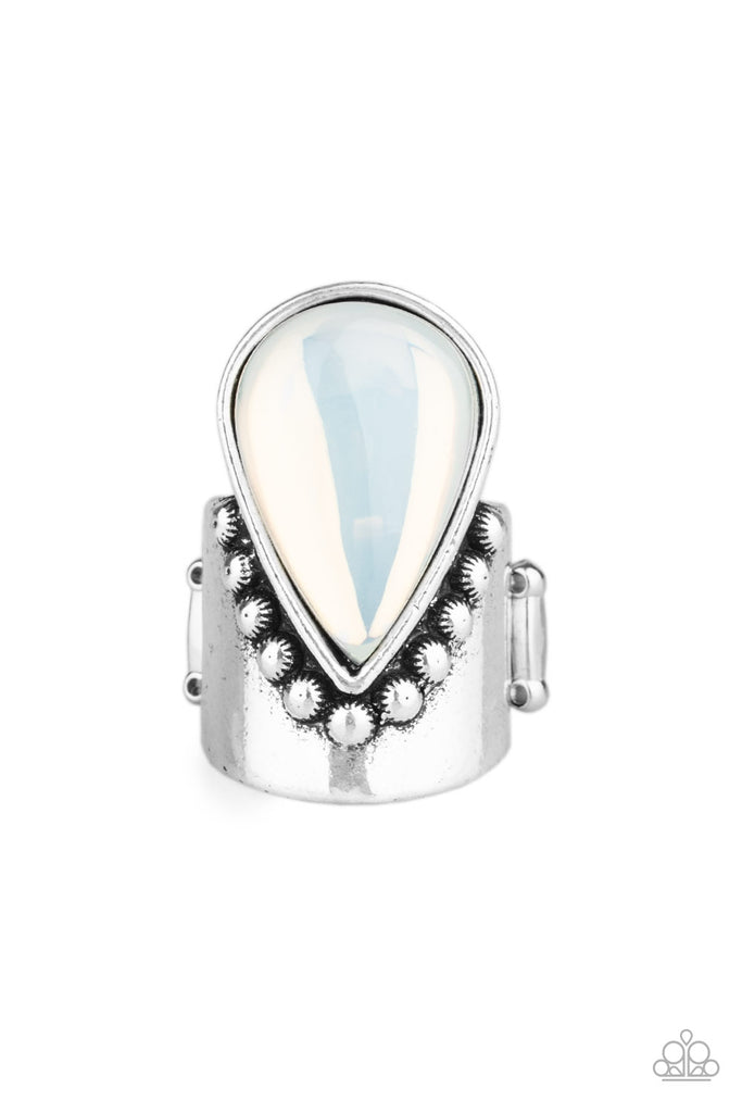 Opal Mist - White Ring - Convention Exclusive - Paparazzi