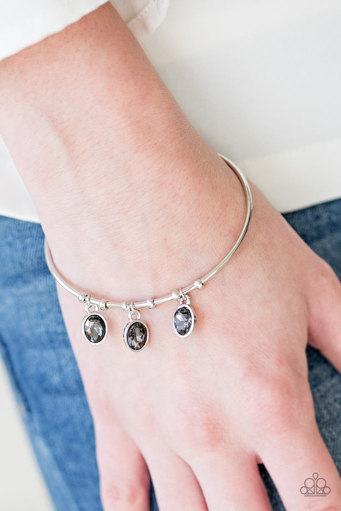Sparkling Splendor - Silver Cuff Bracelet - Paparazzi Accessories - Chic Jewelry Boutique by Andrea