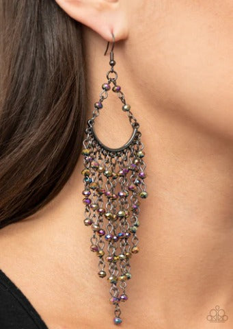 Metro Confetti - Multi Earrings - Life Of The Party Exclusive - Paparazzi